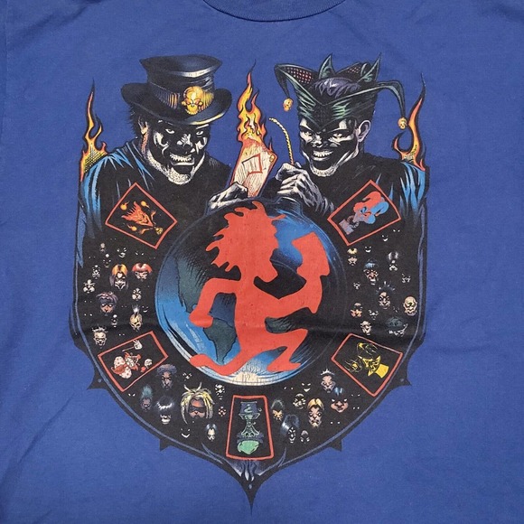 VTG Y2K ICP Insane Clown Posse Gathering In The Juggalos 2001 Band T Shirt Large - Picture 2 of 8